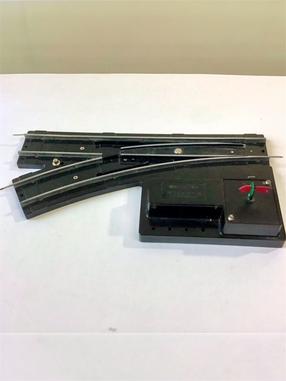 Vintage American Flyer Switch Track Left Turnout Manual Control S Gauge Arrow